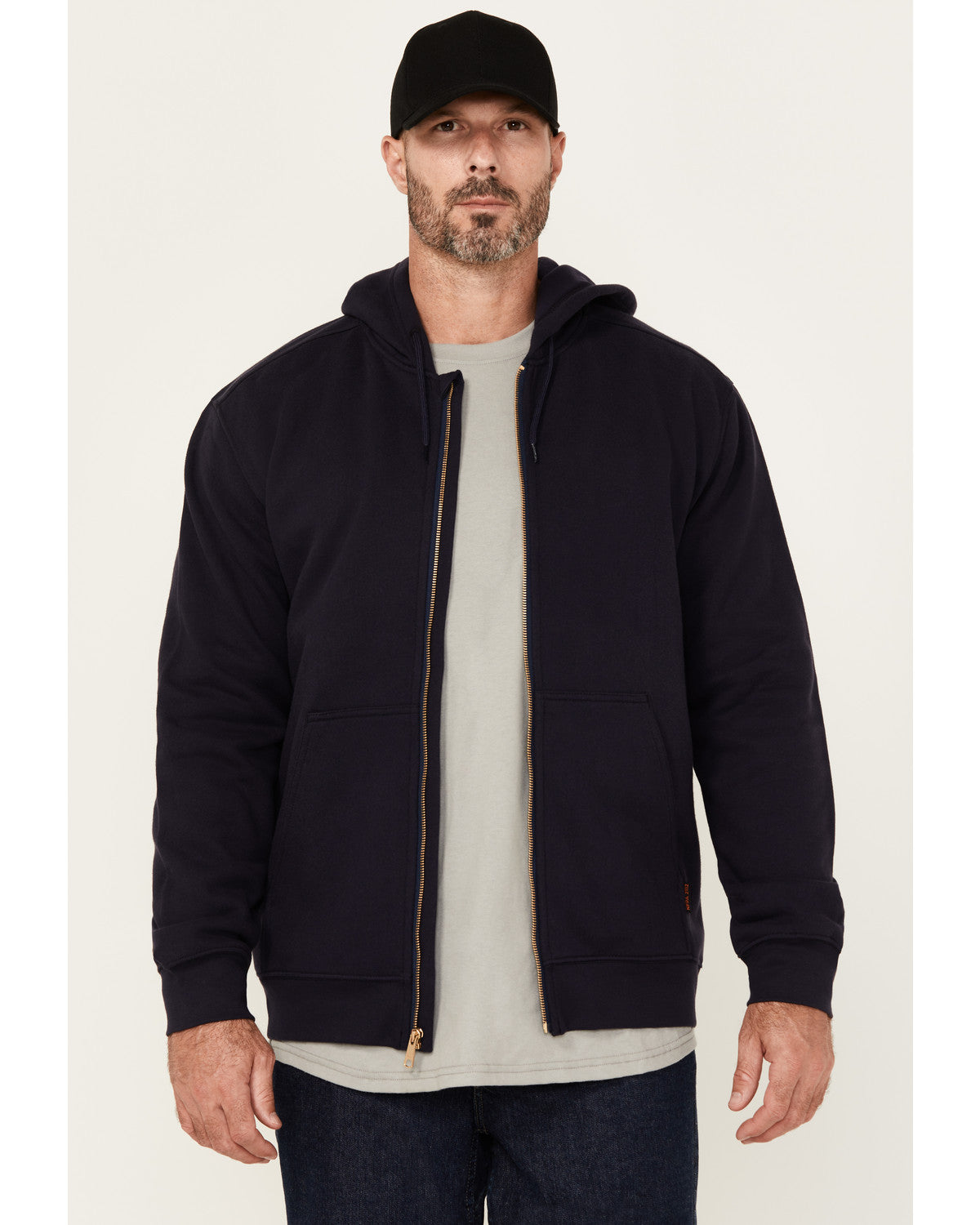 Chaqueta con capucha de forro polar ignífugo para hombre