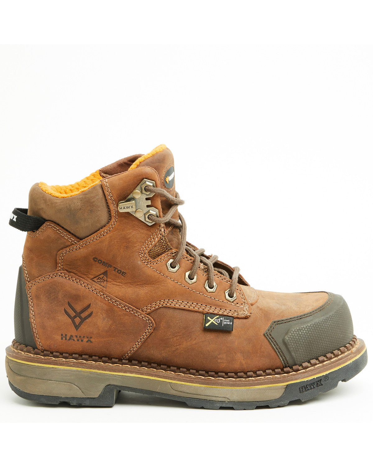 Men's 6" Crew Chief Internal Met Guard Work Boots - Composite Toe